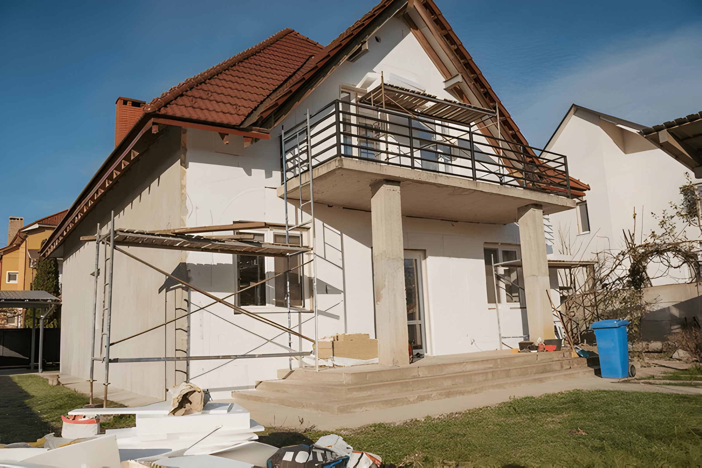 Isolation et Enduit de Façade : Entreprise de Rénovation à Nîmes Travaux d'isolation et d'enduit de façade réalisés par notre entreprise de rénovation à Nîmes. Nos experts garantissent une protection thermique et une finition esthétique pour votre maison. Faites confiance à notre savoir-faire pour une rénovation de qualité.